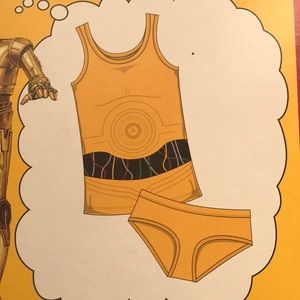 Underoos C-3PO Star Wars Tank & Underwear Set